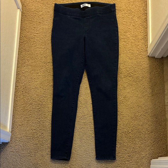 Old Navy Denim - Old Navy Super Skinny Mid-Rise Jeans - Deep Blue